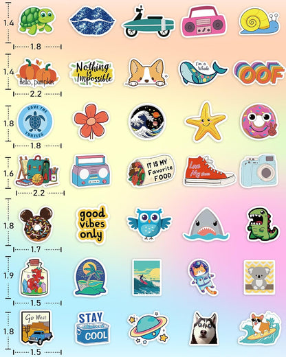 400 PCS Cute Vinyl Stickers – Add Fun & Creativity Everywhere