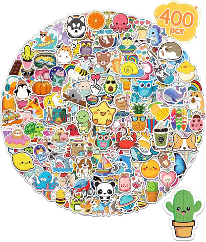 400 PCS Cute Vinyl Stickers – Add Fun & Creativity Everywhere